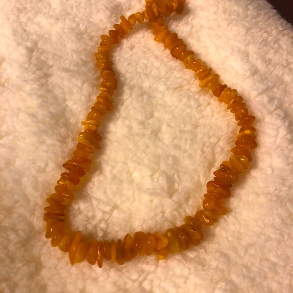 Vintage Baltic amber necklace adult raw amber - Picture 3 of 5